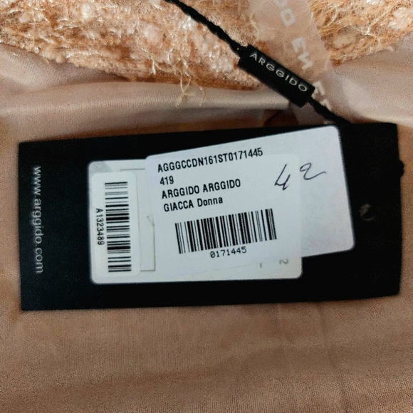 Arggido Arggido bouclé cropped blazer 42/EUXL - US10, NWT - Picture 5 of 11